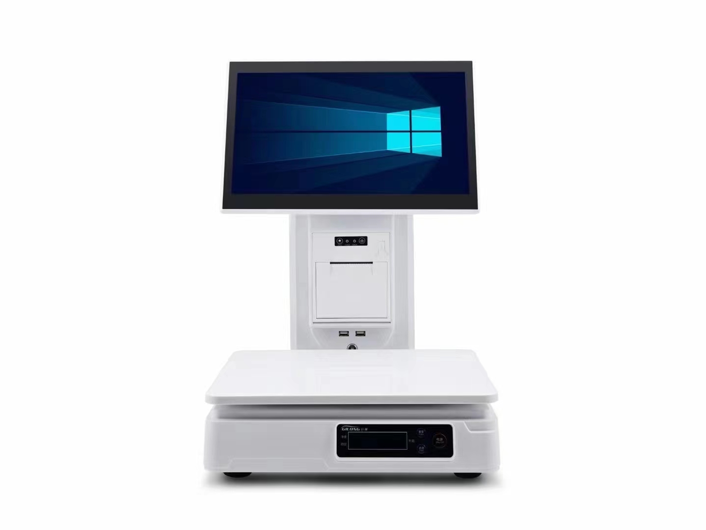 贤宝PC触摸双屏称重收银一体机