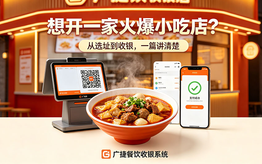 新手开小吃店全攻略｜从零开店流程、避坑干货、高效收银神器一次性讲透